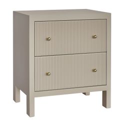 Ariana Large Beige Bedside Table Range