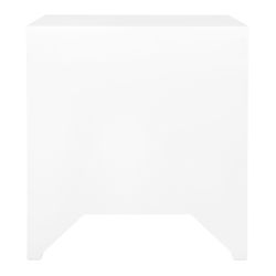 Ariana Large White Bedside Table Range