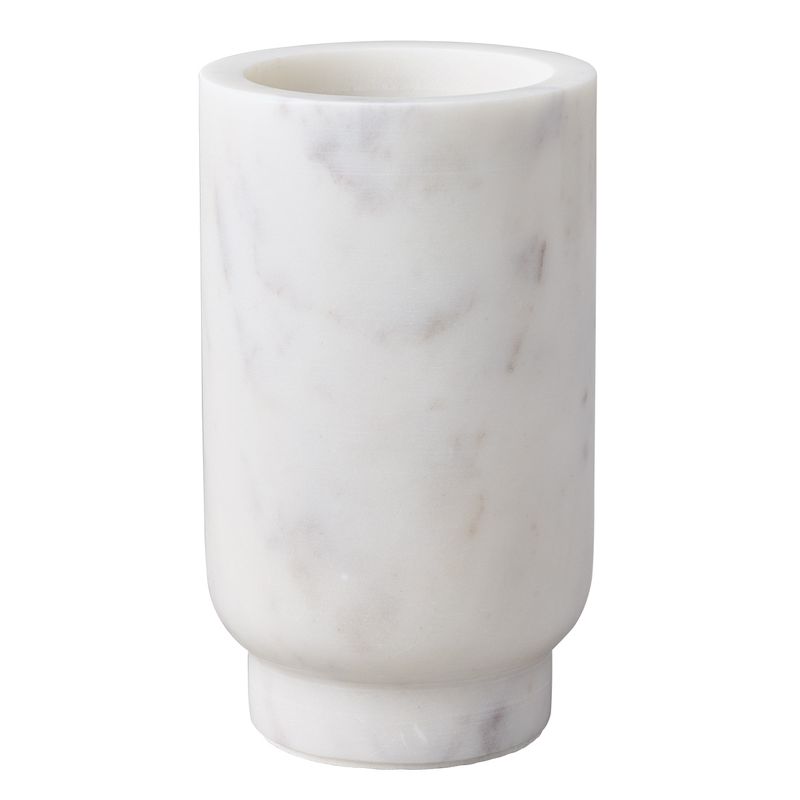 Aries Marble Vase - Small White