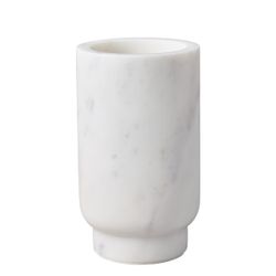 Aries Marble Vase - Small White