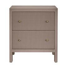 Ariana Bedside Table - Large Taupe