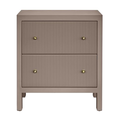 Ariana Bedside Table - Large Taupe