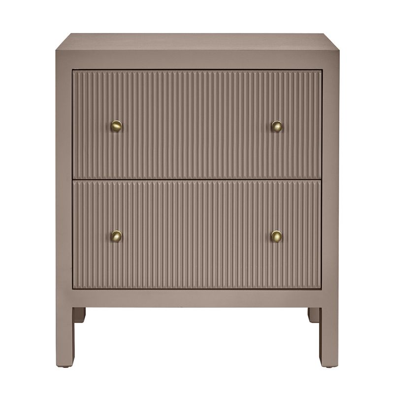 Ariana Bedside Table - Large Taupe