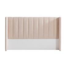 Central Park King Bedhead - Fawn Linen