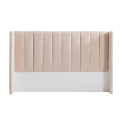 Central Park King Bedhead - Fawn Linen