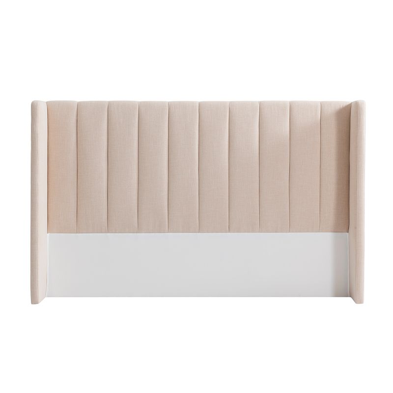 Central Park King Bedhead - Fawn Linen