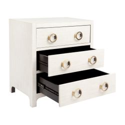 Astley Natural Upholstered Bedside Table Range