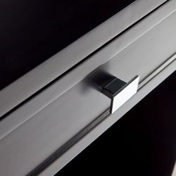 Logan Small Black Bedside Table Range