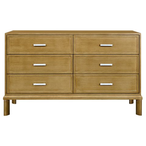 Jill 6 Drawer Chest - Antique Gold