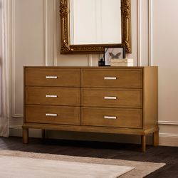 Jill 6 Drawer Chest - Antique Gold