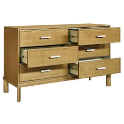 Jill 6 Drawer Chest - Antique Gold