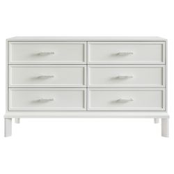 Jill 6 Drawer Chest - White