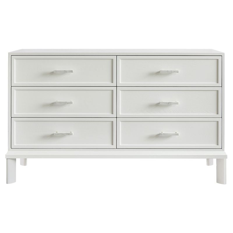 Jill 6 Drawer Chest - White
