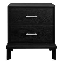 Jill Bedside Table - Small Black