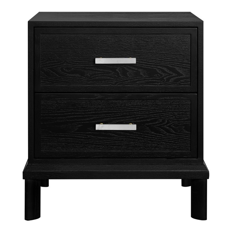 Jill Bedside Table - Small Black