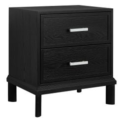 Jill Bedside Table - Small Black