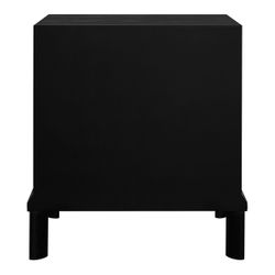 Jill Bedside Table - Small Black