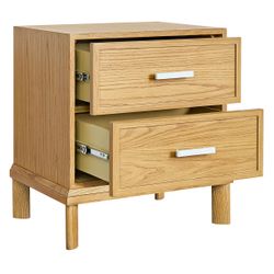 Jill Bedside Table - Small Oak