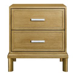 Jill Bedside Table - Small Antique Gold