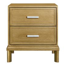 Jill Bedside Table - Small Antique Gold