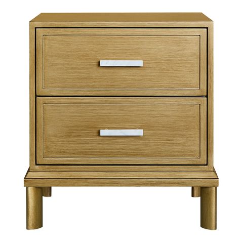 Jill Bedside Table - Small Antique Gold