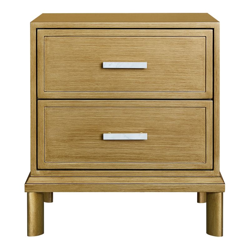 Jill Bedside Table - Small Antique Gold