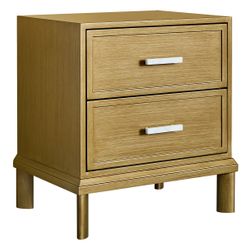 Jill Bedside Table - Small Antique Gold