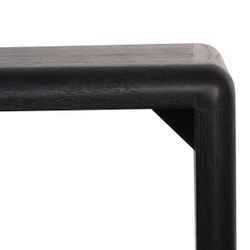 Radcliff Oak Console Table - Black