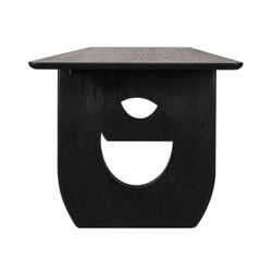 Harrington Oak Desk - Black