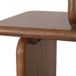 Tudor Oak Shelving Unit - 4 Tier Walnut