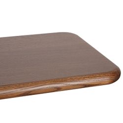 Tudor Oak Shelving Unit - 2 Tier Walnut