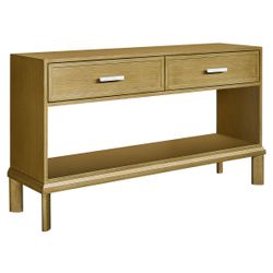 Jill Console Table - Antique Gold