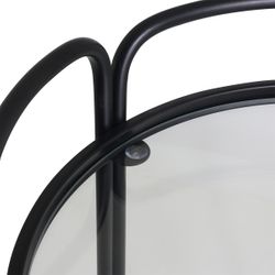 Wentworth Round Bar Cart - Black