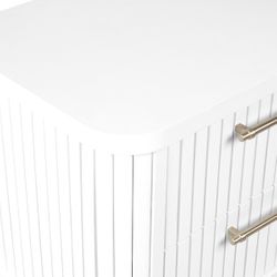 Sophia White Bedside Table Range