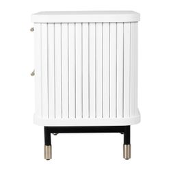 Sophia White Bedside Table Range