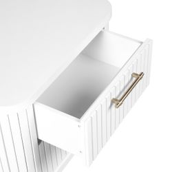 Sophia White Bedside Table Range