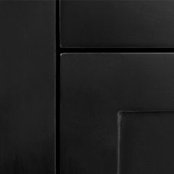 Soloman Small Black Bedside Table Range