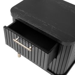 Sophia Black Bedside Table Range