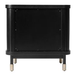 Sophia Black Bedside Table Range