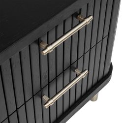 Sophia Black Bedside Table Range