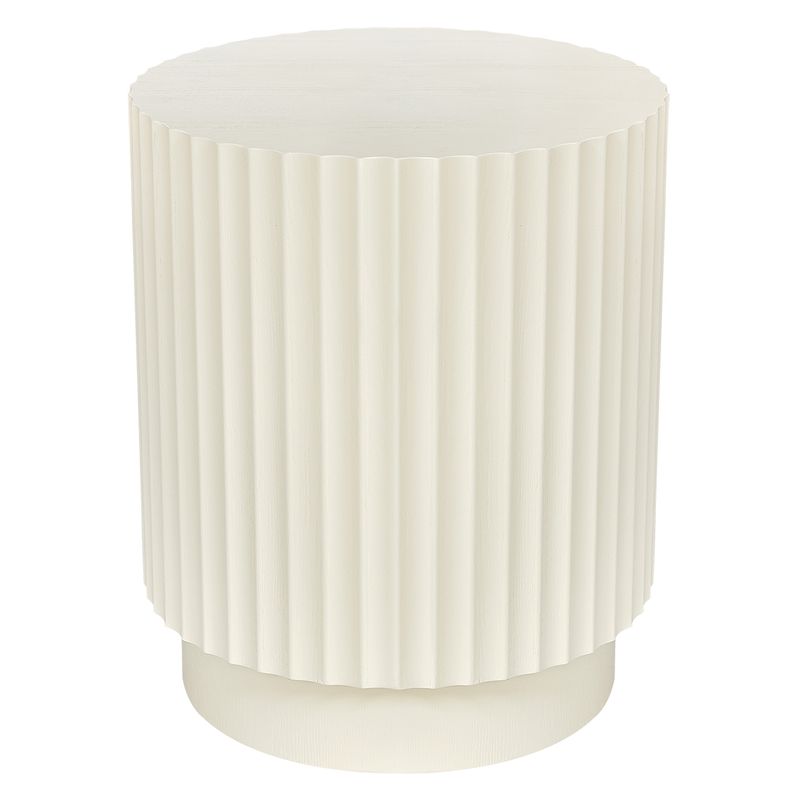 Avery Side Table - Ivory