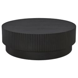 Avery Round Coffee Table - Black