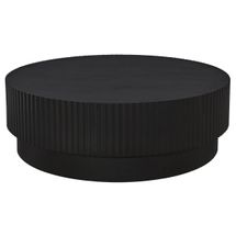 Avery Round Coffee Table - Black