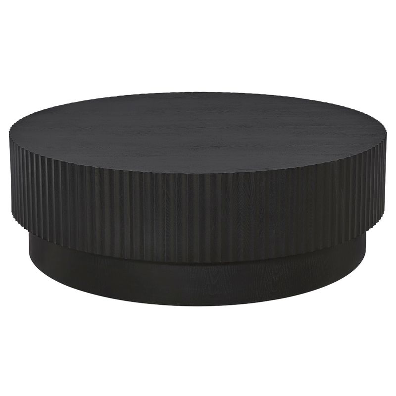 Avery Round Coffee Table - Black