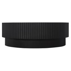 Avery Round Coffee Table - Black