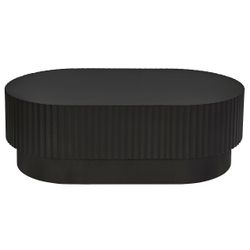 Avery Oval Coffee Table - Black