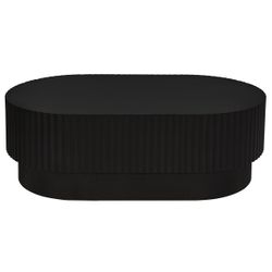 Avery Oval Coffee Table - Black