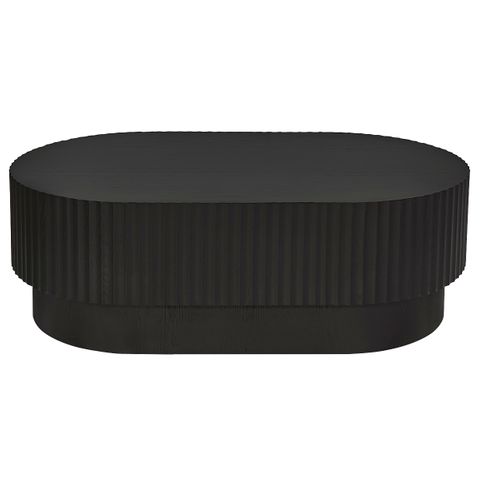 Avery Oval Coffee Table - Black