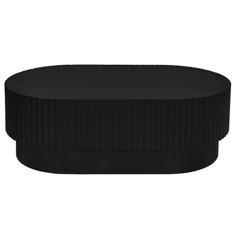 Avery Oval Coffee Table - Black