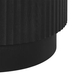 Avery Oval Coffee Table - Black